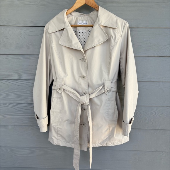 White Stag Cream Trench Rain Coat Women’s *Plus 1X - Picture 1 of 13